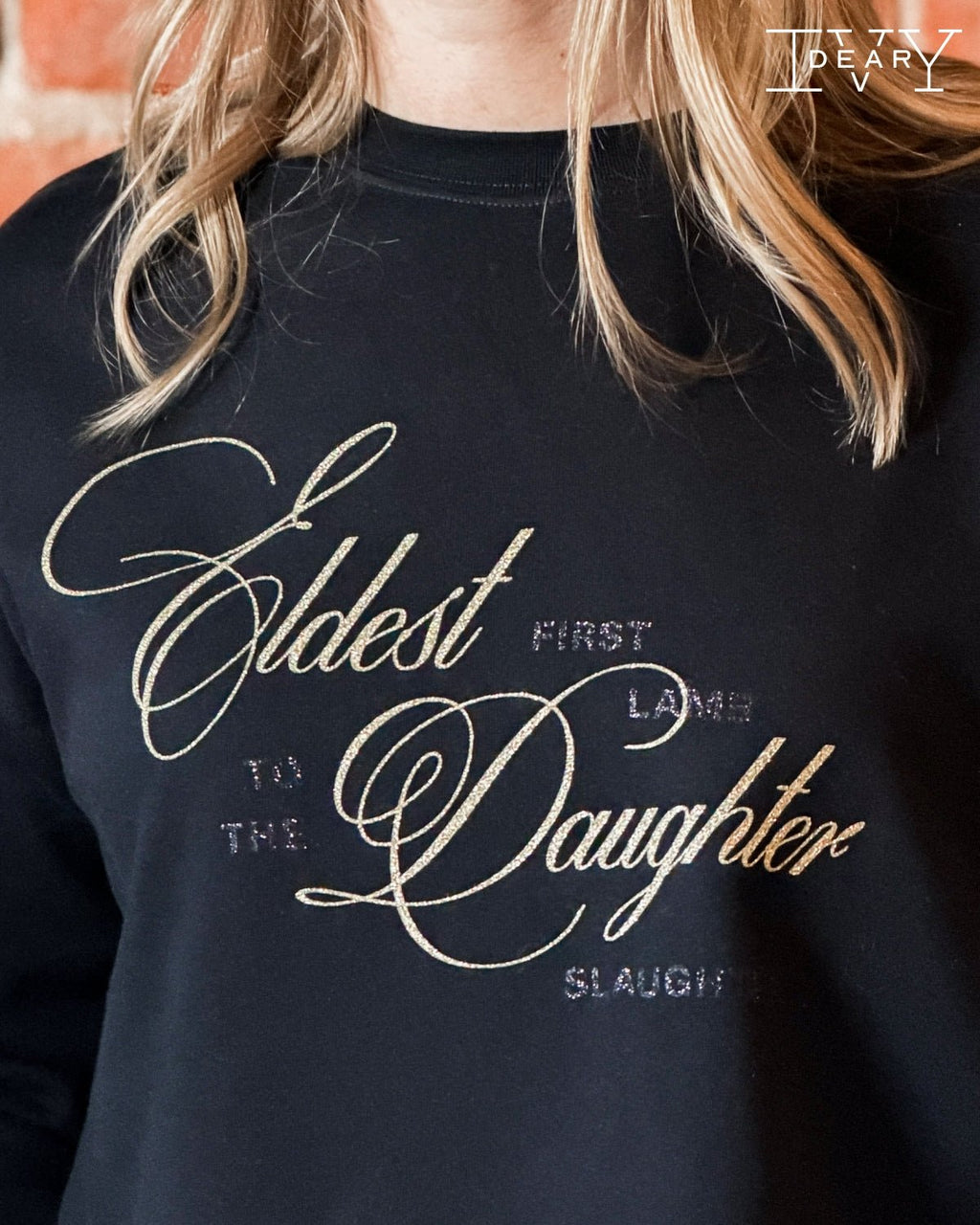 Eldest Daughter Crop Sweatshirt - Dear Ivy Design Studio