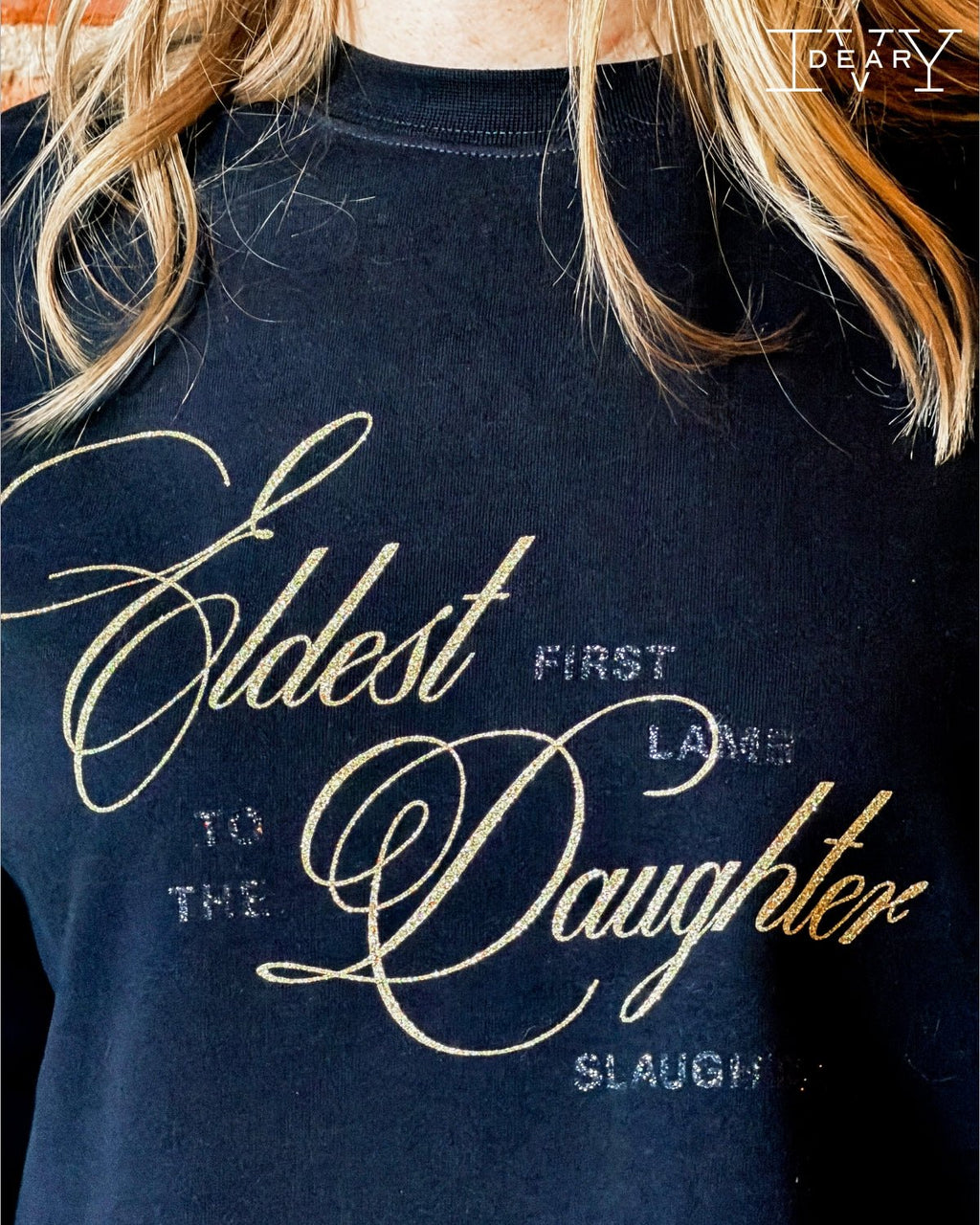 Eldest Daughter Crop Sweatshirt - Dear Ivy Design Studio