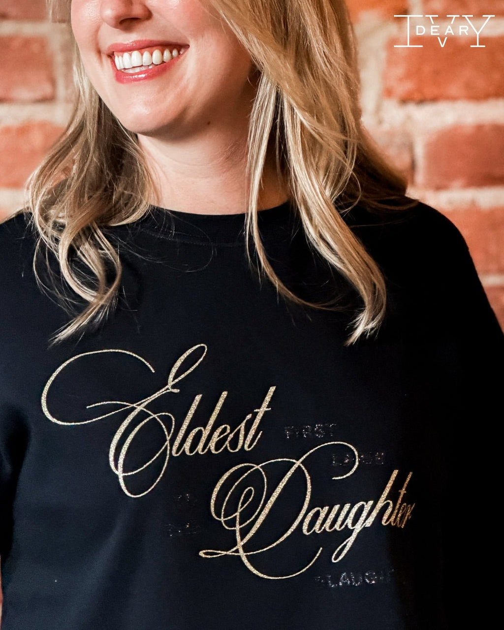 Eldest Daughter Crop Sweatshirt - Dear Ivy Design Studio