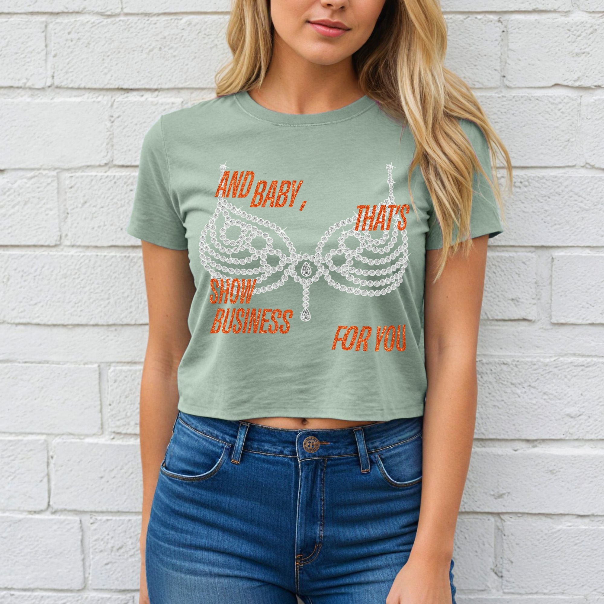 Showgirl Crop Top - Dear Ivy Design Studio