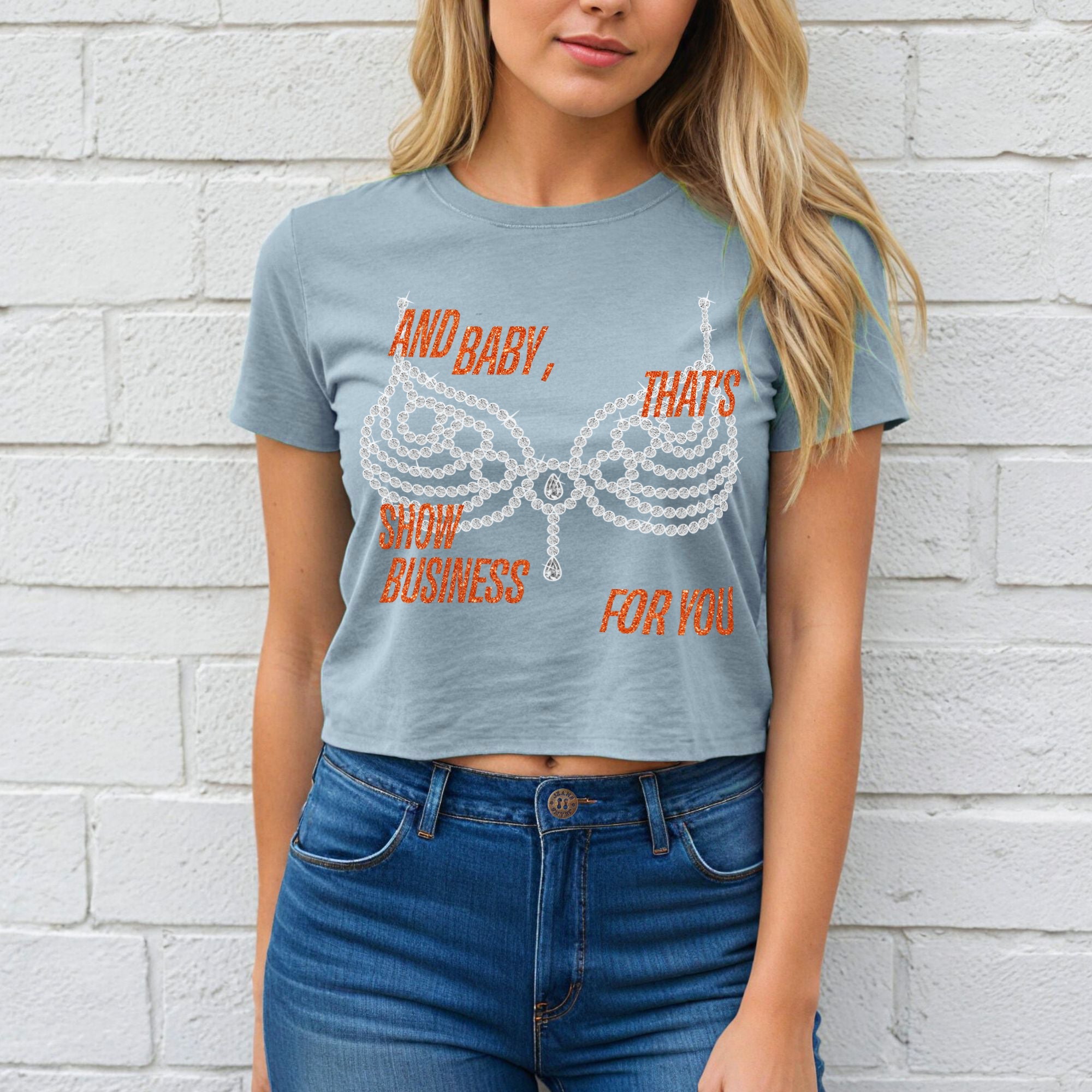 Showgirl Crop Top - Dear Ivy Design Studio