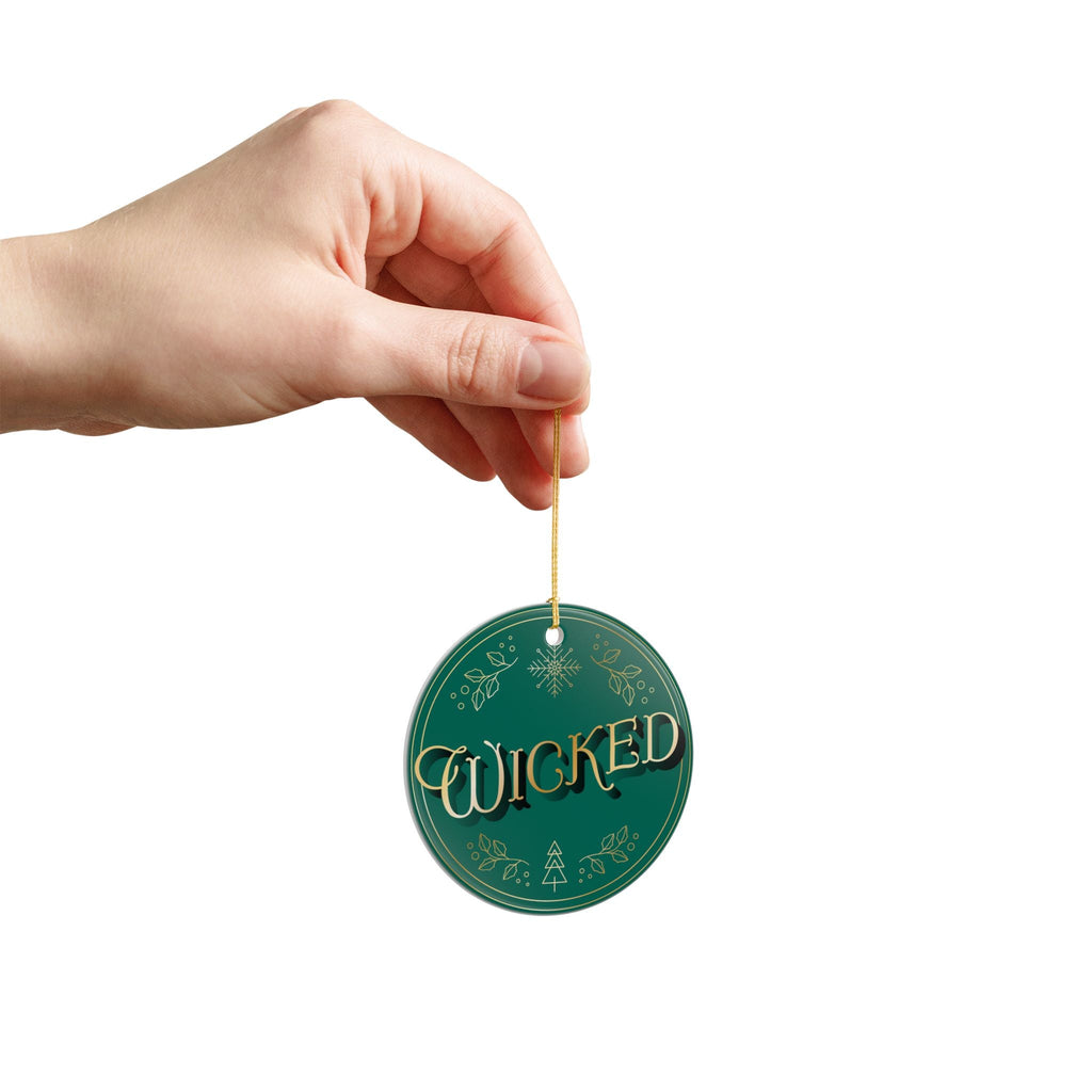 Wicked Ornament: For Good Christmas Ornament Gift, Double Sided - Home Decor - Dear Ivy Design Studio